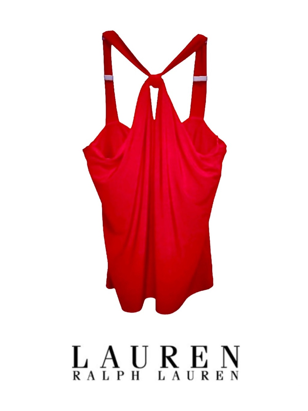 LAUREN Ralph Lauren Red Halter Top